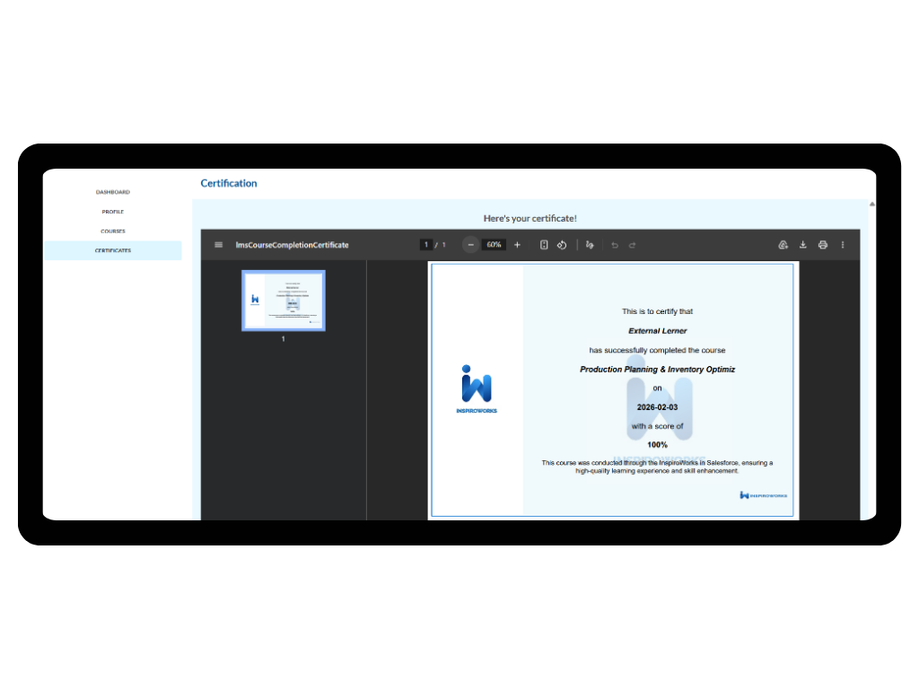 Certification Management